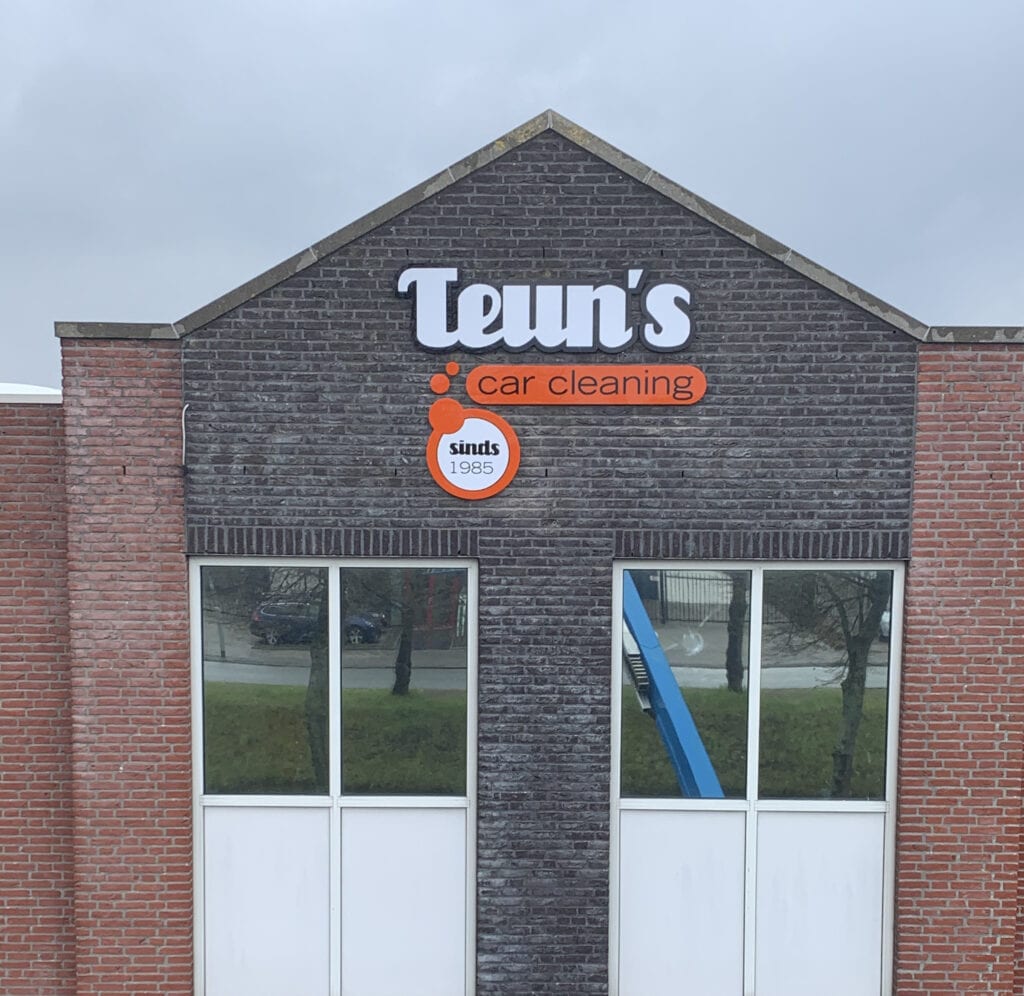 Teuns Car Cleaning - Pand Signing | Trim-Line Zevenbergen