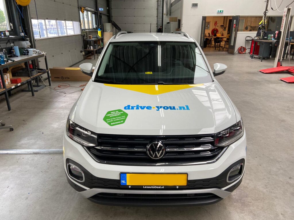 Drive You - Volkswagen T-Cross Belettering - Voorkant | Trim-Line Zevenbergen