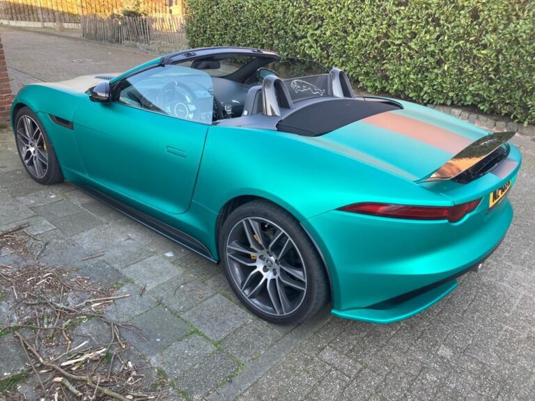 Jaguar FType Car Wrapping TrimLine Zevenbergen