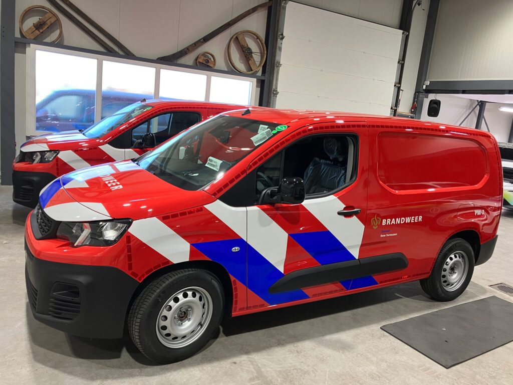 Brandweer - Peugeot Partner belettering