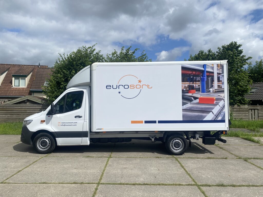 Eurosort - Bakwagen belettering | Trim-Line Zevenbergen