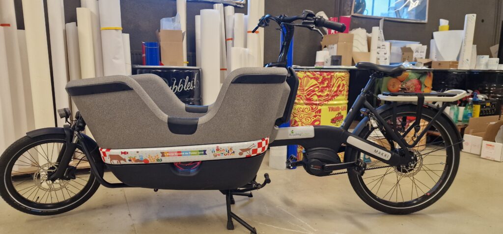 Bakfiets Belettering | Trim-Line Zevenbergen