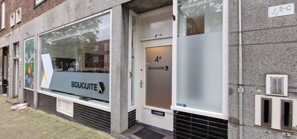 Bouguite Kantoor Belettering | Trim-Line Zevenbergen